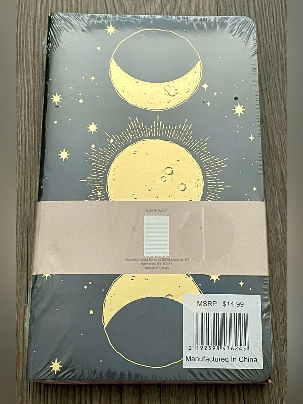 ✨ NWT Moon and Stars Notebook Set - Dark Navy & Gold - Pack of 3 ✨